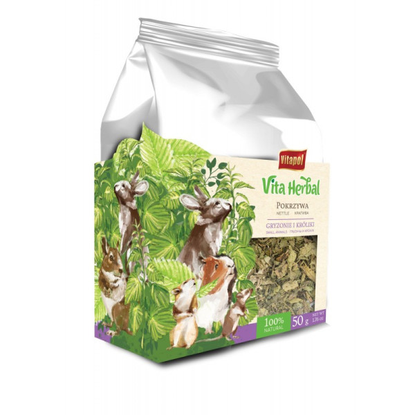 Vita Herbal Dla Gryzoni I Królika, Liść Pokrzywy, 50 G