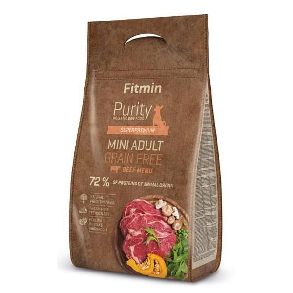 Fitmin Purity Gf Adult Mini Beef Wołowina 800g