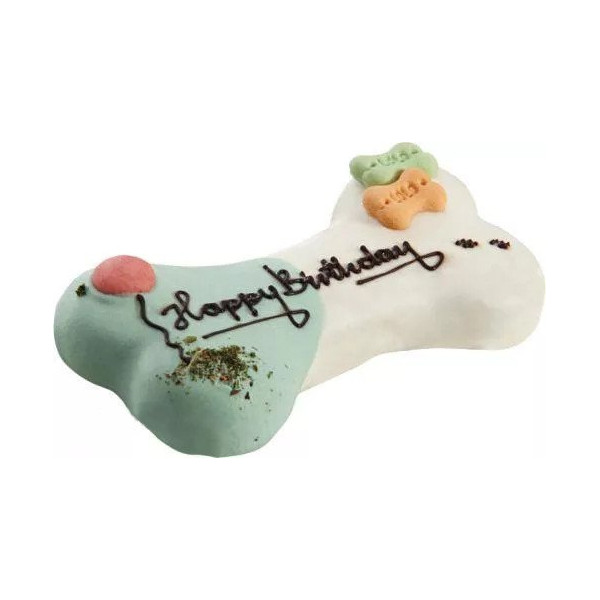 Lolo Pets Tort Dla Psa "Happy Birthday" Smak Mięsno-Warzywny 250g