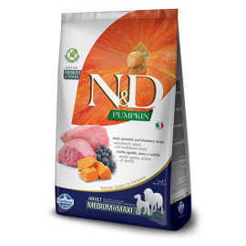 Farmina N&D Pumpkin Grain Free Canine Adult Medium&Maxi Lamb&Blueberry 2,5kg