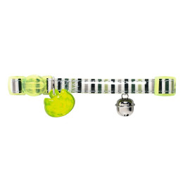 Hunter Glossy Stripes Obroża Dla Kota Zielona 19-34cm