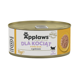 APPLAWS Kitten Chicken In Jelly Tin 70g