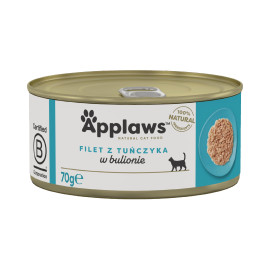 APPLAWS Tuna Fillet In Broth 70g 