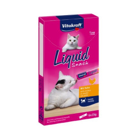 Vitakraft Cat Liquid-Snack Z Kurczakiem 6x15g