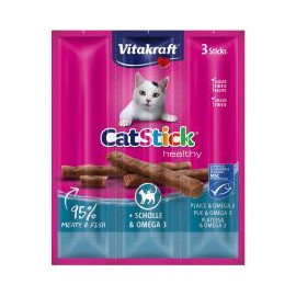 Vitakraft Cat Stick Mini Kabanosy Z Flądrą 3x18g