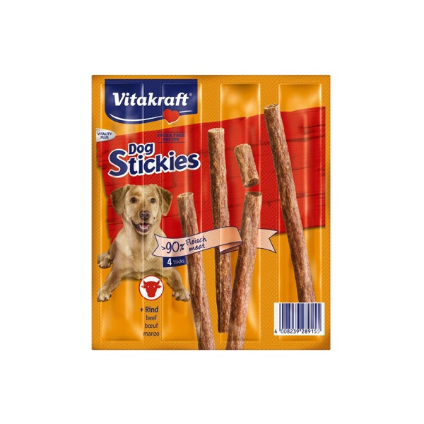 Vitakraft Dog Stickies Wołowina 4x11g