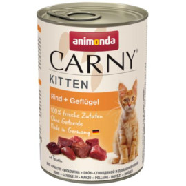Animonda Cat Carny Kitten Wołowina I Drób 400g