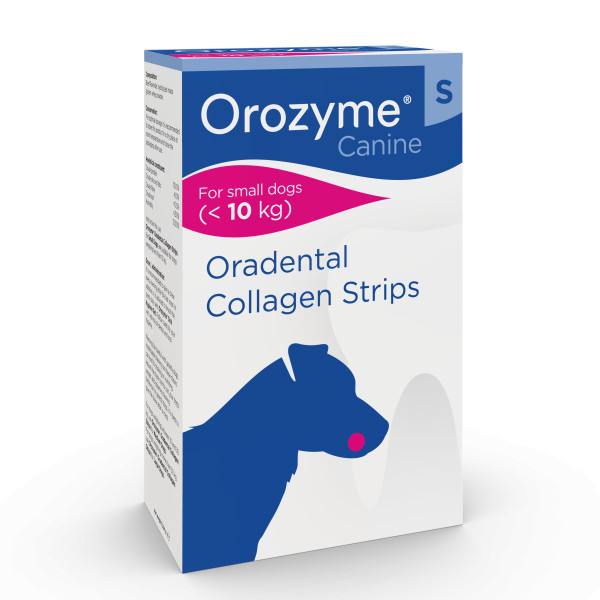Orozyme Oradental Collagen Strips Kolagenowe Płatki Czyszczące Dla Psa S 224g