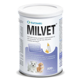 Eurowet Milvet Mleko Zastępcze Dla Szczeniąt I Kociąt 800g