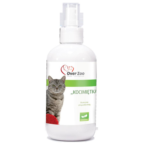 OVER ZOO Kocimiętka Preparat Przywabiający Koty 250ml