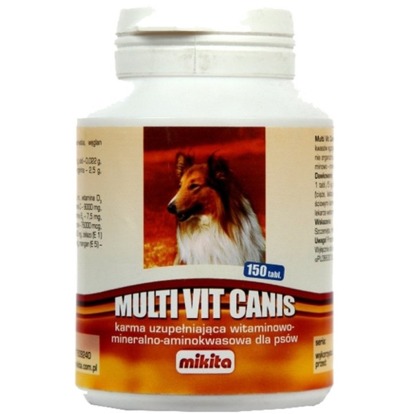 Mikita Multi Vit Canis 150 Tabletek