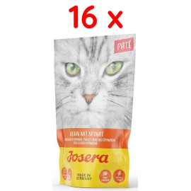 Josera Pate Kurczak Ze Szpinakiem 16x85g