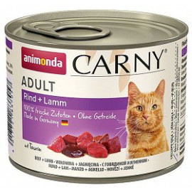 Animonda Cat Carny Adult Wołowina I Jagnięcina 200g