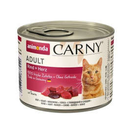 Animonda Cat Carny Adult Wołowina I Serca 200g