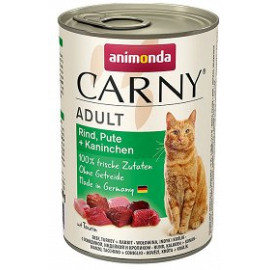 Animonda Cat Carny Adult Wołowina, Indyk I Królik 400g