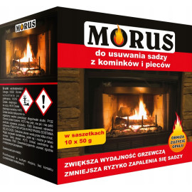 Bros Morus Proszek Do Usuwania Sadzy Z Kominków I Pieców 10x50g