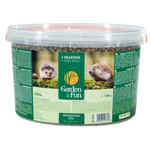 Vitapol Garden&Fun Karma Dla Jeży Wolnożyjących 3 Pory Roku 1,6kg 