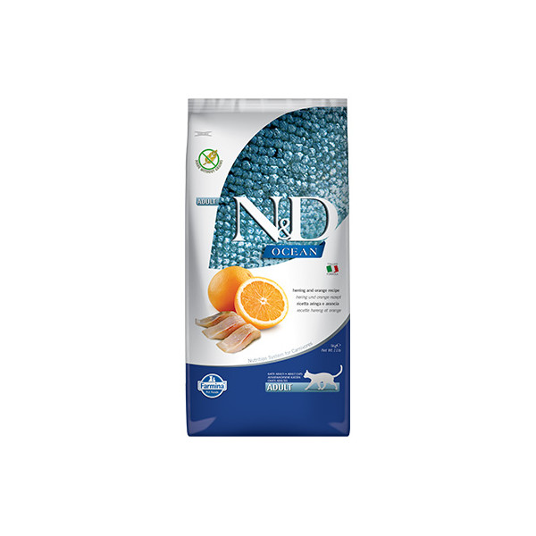 Farmina N&D Ocean Feline Adult Herring&Orange 5kg