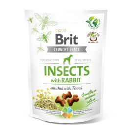 Brit Care Dog Crunchy Cracker Insects Rich In Rabbit 200g