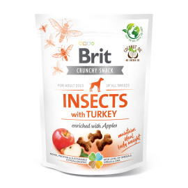 Brit Care Dog Crunchy Cracker Insects Rich In Turkey 200g