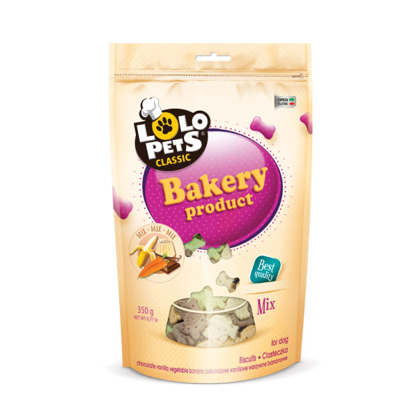 Lolo Pets Ciastka Zwierzątka Mix Dla Psa 350g
