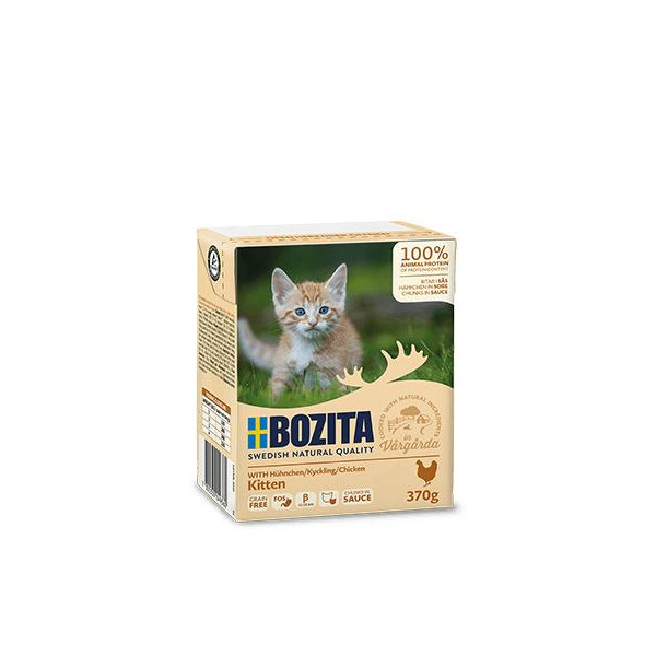 BOZITA Feline Kitten Kurczak W Sosie 370g