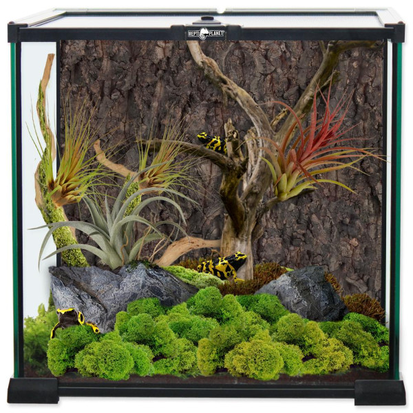 REPTI PLANET  Terrarium Szklane 30x30x45cm