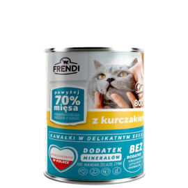 Frendi Kawałki W Delikatnym Sosie Z Kurczakiem 800g