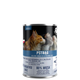PetRepublic Pstrąg Krojone Kawałki W Delikatnym Sosie 400g