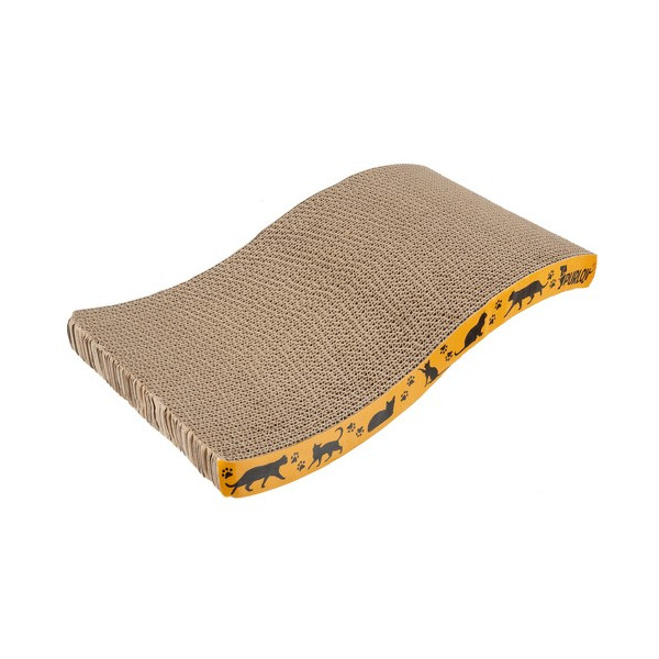 Kartonowy drapak dla kota z kocimiętką 45x21cm