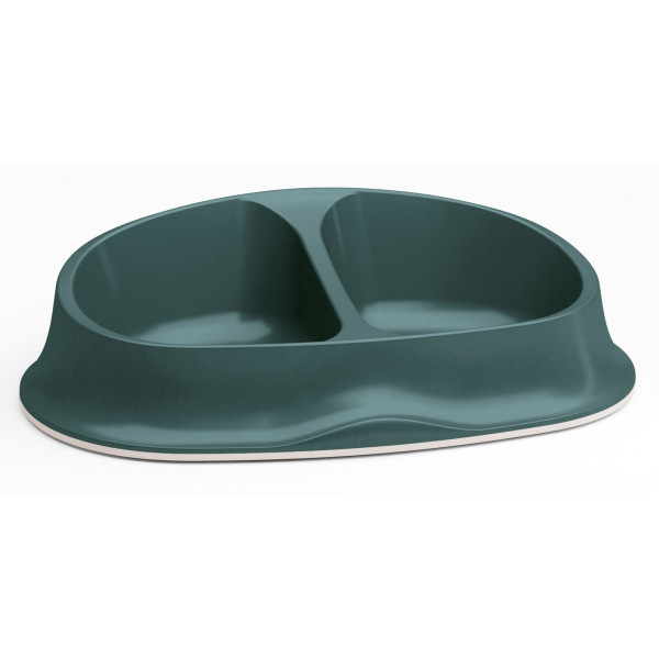 Stefanplast Miska Dla Psa Lub Kota Chic Podwójna Zielona 2x250ml