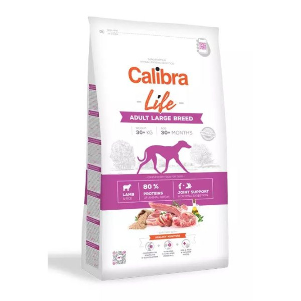 Calibra Dog Life Adult Large Breed Lamb 12kg