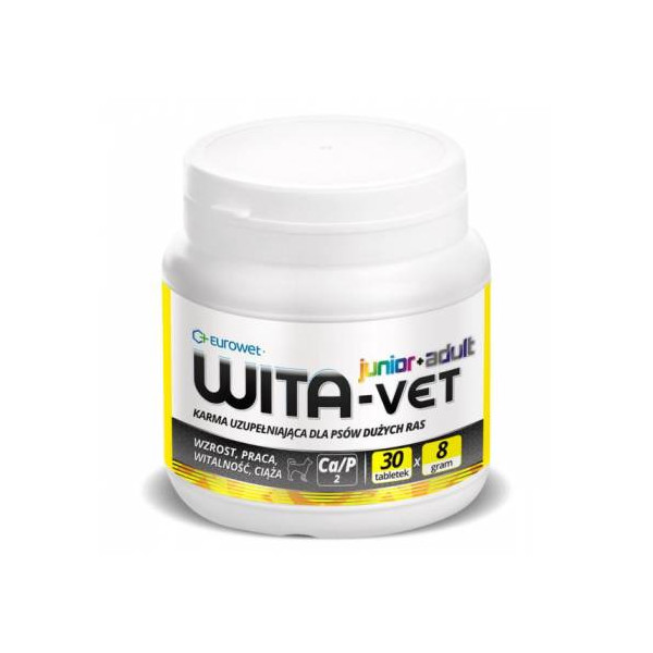 Eurowet Wita-Vet Junior+Adult Ca/P 2 30tab