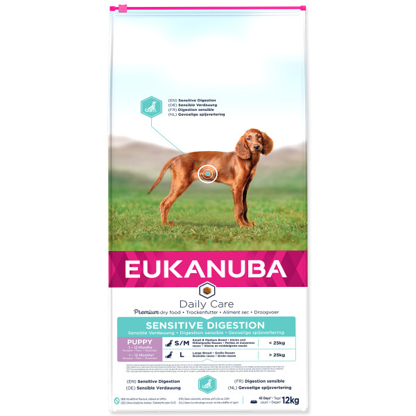 Eukanuba Daily Care Puppy Sensitive Digestion 12kg