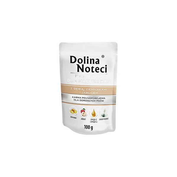 Dolina Noteci Premium Dla Psów Małych Ras Z Gęsią, Ziemniakami I Jabłkiem 100g