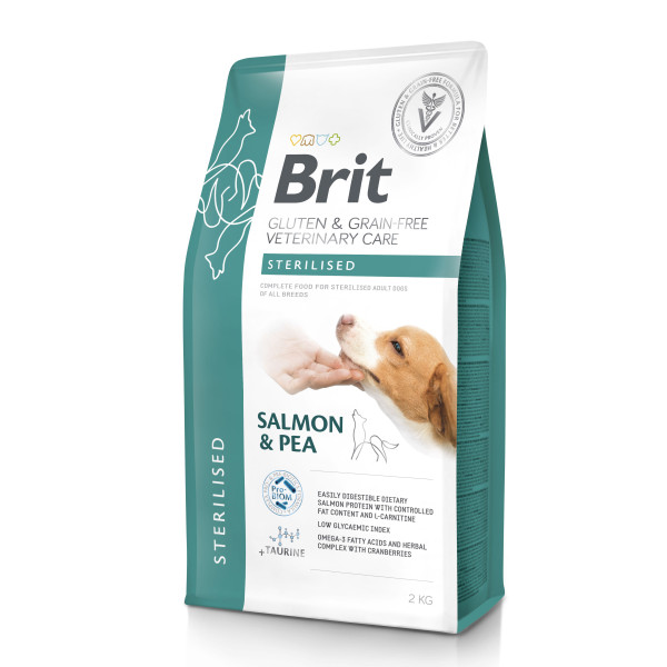 Brit GF Veterinary Diets Dog Gluten & Grain Free Sterilised 2kg 