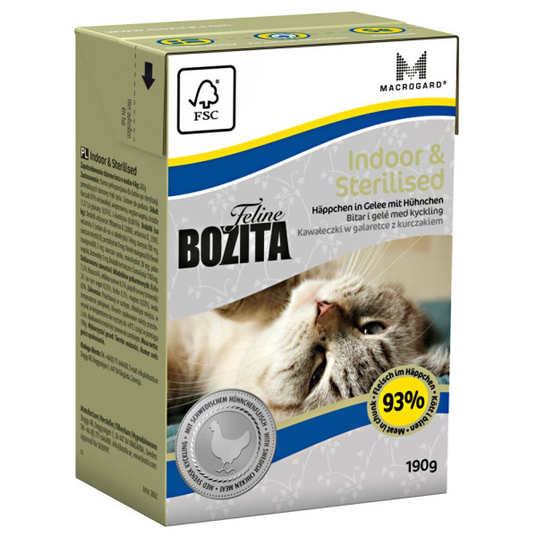 BOZITA Feline Indoor Sterilised 190g