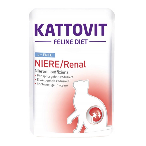 Kattovit Niere/Renal Kaczka 85g